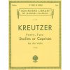 25897 kreutzer 42 studies or caprices for the violin housle