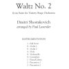 2245 3 waltz no 2 by d shostakovich string orchestra partitura party