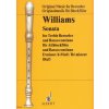 4366 williams sonata d minor d moll pro altovou zobcovou fletnu a klavir basso continuo