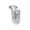 B&S C tuba 4197-L, 4 piesty + 1 ventil (Povrchová úprava postriebrená)