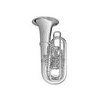 B&S F tuba 5099, 5 ventilov (Povrchová úprava postriebrená)