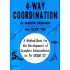 19222 4 way coordination a method book for drum set