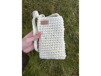 Smetanová taška na mobil