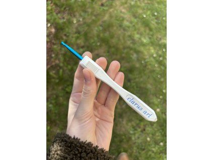 Háček 5,0 mm - bílá rukojeť