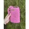 Růžová taška na mobil
