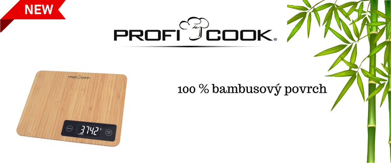 ProfiCook KW 1271 Kuchyňská bambusová váha