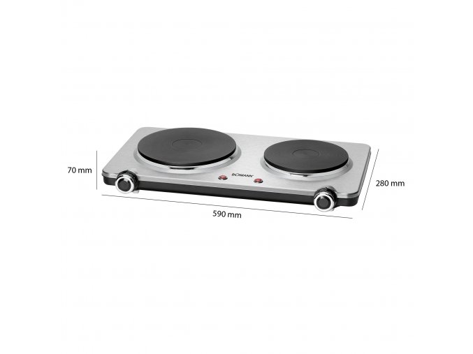 Bomann - DKP 5033 E CB - Stainless steel double cooker