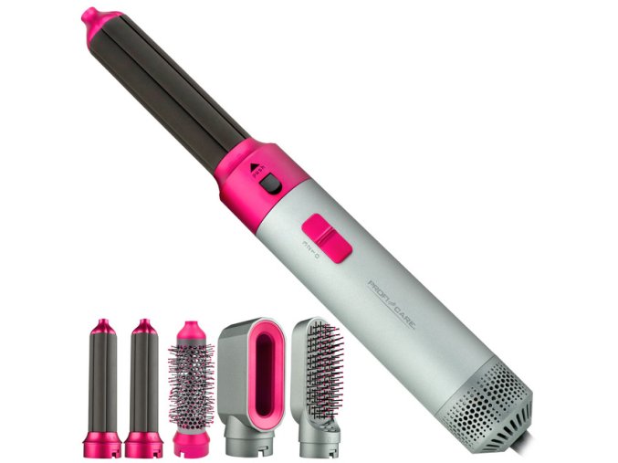 ProfiCare HAS 3132 P Multifunkční kulma na vlasy 1000W šedá/růžová