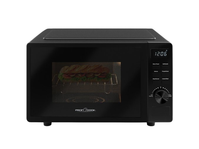 ProfiCook MWG 1278 mikrovlná trouba s grilem 20 L,skokeram.