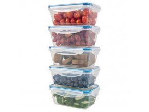 Classbach - FHD 4007 - set of 5 fresh food containers (5 x 1l)