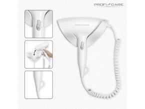 ProfiCare HT 3044 fén s držákem na zeď POŠKOZENÝ OBAL
