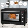 Clatronic MBG 3728 trouba 30l černá, pizza kámen, otočný gril
