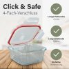 Classbach - FHD 4011 - Set of 9 fresh food glass containers