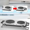Clatronic - DKP 3668 E - Stainless steel double cooker