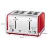 Proficook TA 1194 RD toustovač VINTAGE 4 toasty