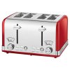 Proficook TA 1194 RD toustovač VINTAGE 4 toasty