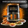 ProfiCook FR 1286 H Horkovzdušná fritéza s barevným displejem 6,5l