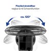 ProfiCare VL 3062 BK ventilátor 25cm kovový černý