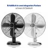 ProfiCare VL 3062 BK ventilátor 25cm kovový černý