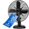 ProfiCare VL 3063 BK stolní ventilátor 30cm kovový černý