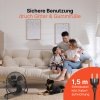 ProfiCare VL 3066 BK podlahový ventilátor 45cm, kovový čierny