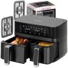 ProfiCook FR 1295 H Horkovzdušná fritéza 9L dvojitá 1x5,5 1x3,5
