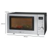 Clatronic MWG 788 mikrovlnna trouba nerez rozmery