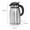 ProfiCook WKS 1148 T rychlovarna konvice rozmery