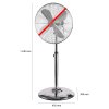 ProfiCare VL 3064 MS stolni ventilator rozmery