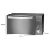 ProfiCook MWG 1204 mikrovlnna trouba s grilem rozmery