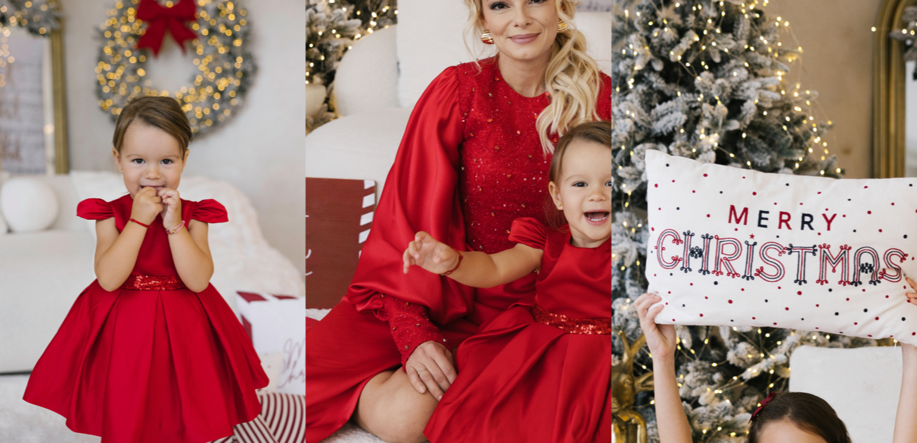 🎄 Vánoce v červené - když se splní sen malých princezen