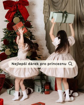 🎄 Hledáte dárek, který rozsvítí její očka? Princeznovské šaty jsou jedním z nejkrásnějších vánočních překvapení – poslední...