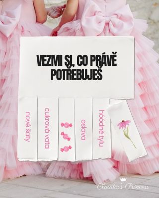 Někdo kávu. My tyl. 🩷😂 Který proužek si bereš ty? www.claudias-princess.com