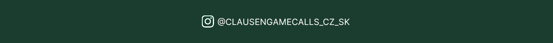 Sledujte Clausen Game Calls na Instagramu