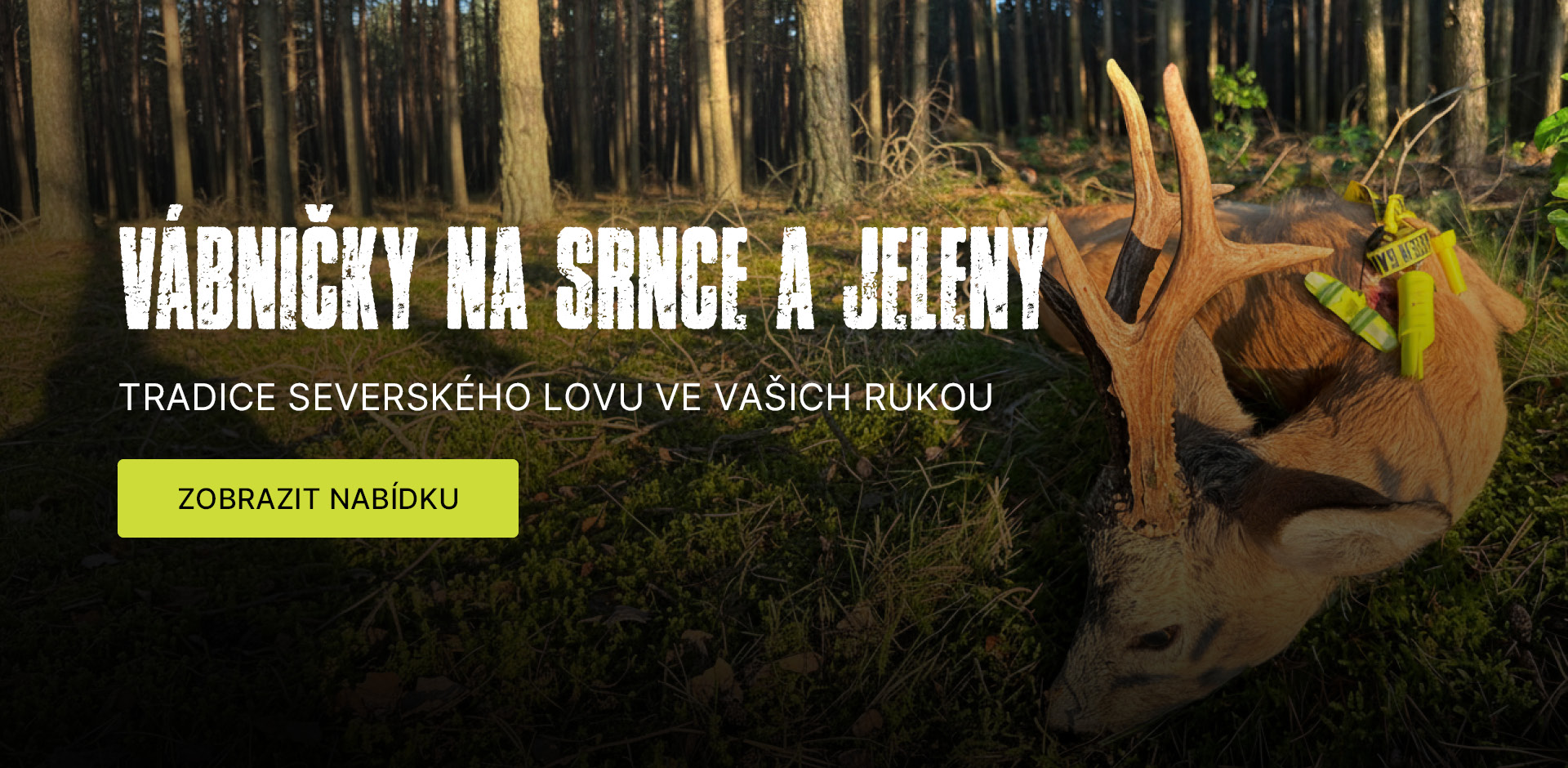 Vábničky na srnce a jeleny - tradice severského lovu