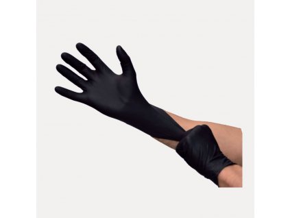Nitrilové rukavice jednorázové meda SEPT čierne XL 100ks