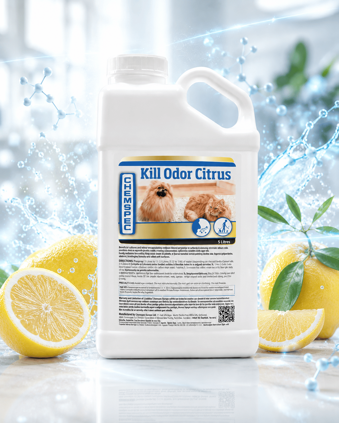 Kill Odor Citrus 🍋 - Profesionálny odstraňovač zápachu s citrusovou silou