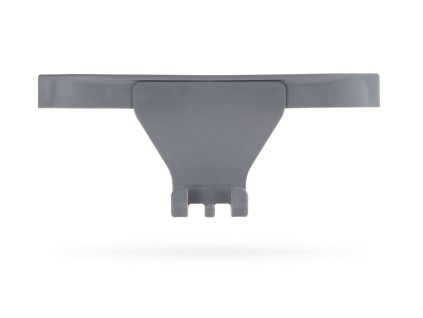 Boční šedý držák s háčky