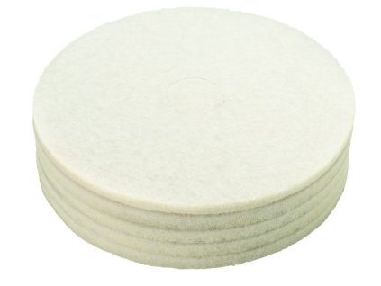 Pad leštící 14" bílý - 5 ks