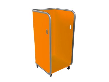 Pojízdný rollkontejner Base oranžový