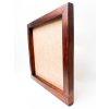 Dřevěný rám – tmavě hnědý, 30 x 30 cm