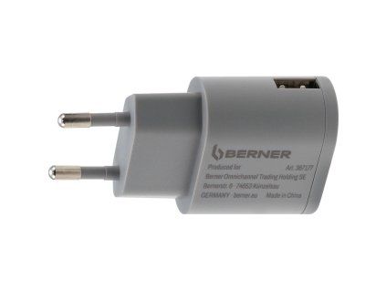 BERNER  Nabíječka 230 V / USB 5 V - 2 A