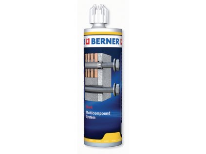 BERNER Spojovací malta BRICK MULTICOMPOUNDsystem 410ml