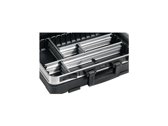 BERNER Sady dělicích příček pro kufry na nářadí Premium 470 x 70 mm, hliník