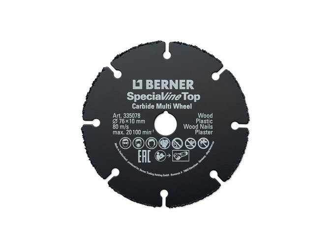 BERNER Řezný kotouč SPECIALline Top Ø 76 x 10 mm
