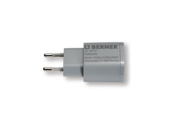BERNER Nabíječka 367177 230V / USB 5V-2A