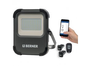 BERNER LED reflektor 50 W + příslušenství USB LED