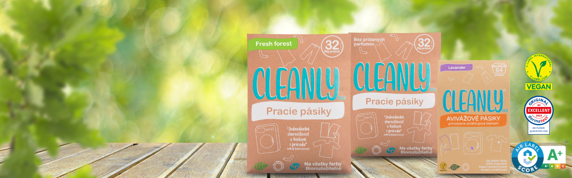 Cleanly Eco pásiky do práčky