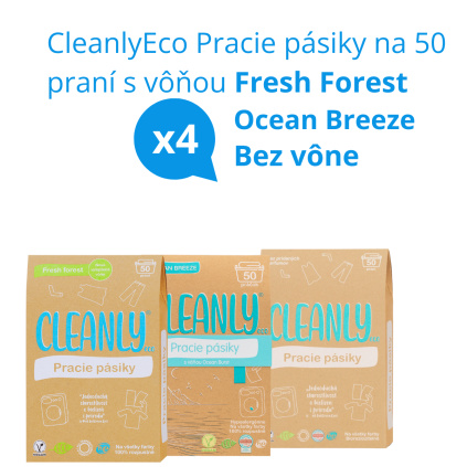CleanlyEco Prací MIX – 12 balení pre každú náladu