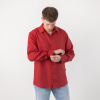 Cleanwear panske kosile cervena dlouhy rukav 8